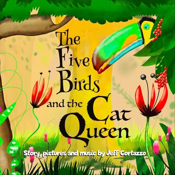 Cover art for The Five Birds and the Cat Queen